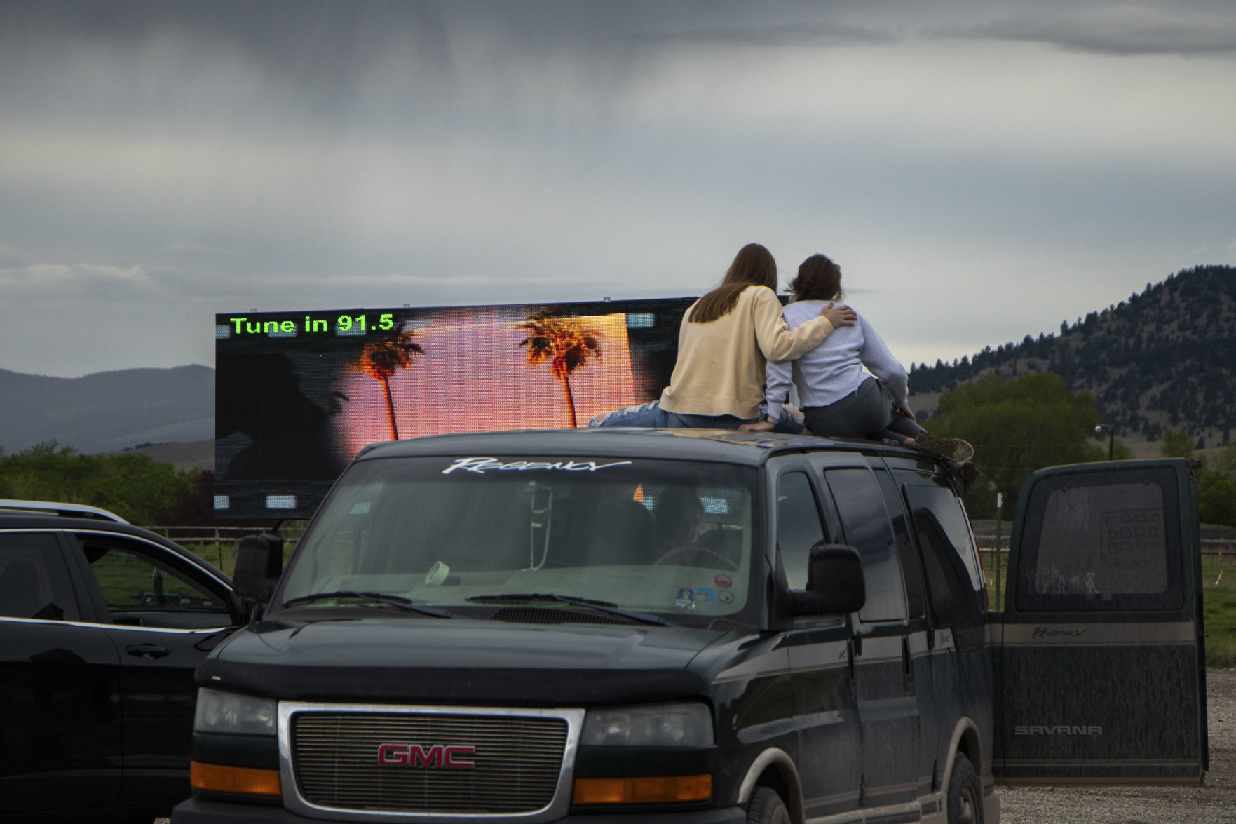 Drive-In Movie at the Fairgrounds